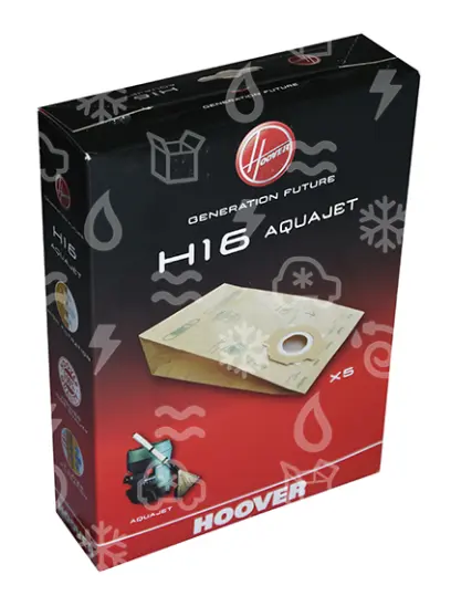 sáčky vysavačové HOOVER H16, papírové, ORIGINAL,(balení 5ks)